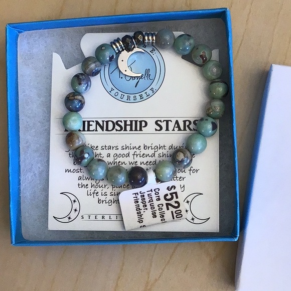 Friendship Star Bracelet - Blue and Silver - Picture 2 of 5